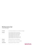 Project Sheet Multipurpose Hall