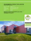 EPD - Fibercementplader, pigmenteret overflade