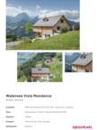 Project Sheet Walensee Vista Residence