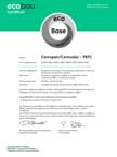 Ecobau Certificat Cemspan Cemcolor PEFC Revêtement acoustique 202507.14526