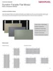 Datenblatt - Sunskin Facade Flat
