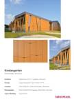 Project Sheet Kindergarten