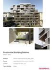 Project Sheet Residential Building Salaino