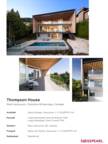 Project Sheet Thompson House