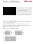 Datenblatt Solar - Sunskin Roof Lap