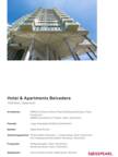Project Sheet Hotel & Apartments Belvedere