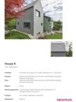Project Sheet House K