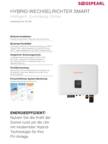 Datenblatt Solar - Hybrid-Wechselrichter SMART