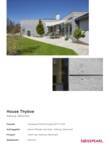 Project Sheet House Thyboe