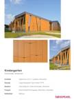 Project Sheet Kindergarten