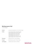 Project Sheet Multipurpose Hall