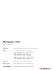 Project Sheet Multipurpose Hall