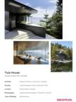 Project Sheet Tula House