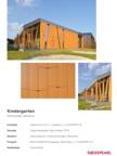 Project Sheet Kindergarten