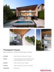 Project Sheet Thompson House