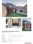 Project Sheet House Extension Black Box II