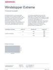 Datasheet - Swisspearl Windstopper Extreme