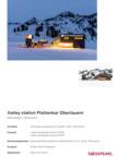 Project Sheet Valley station Plattenkar Obertauern