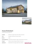 Project Sheet House Rothenbach