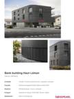 Project Sheet Bank building Haut-Léman
