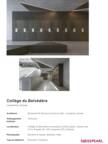 Project Sheet Collège du Belvédère