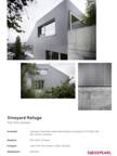 Project Sheet Vineyard Refuge