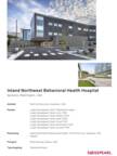 Project Sheet Inland Northwest Behavioral Health Hospital