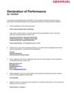 DoP - Swisspearl B5 RC (W130-8 RC, W130-9 RC)