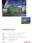 Project Sheet Kindergarden Neumarkt