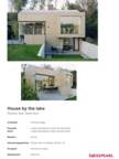 Project Sheet House by the lake