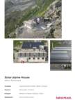 Project Sheet Solar alpine House 