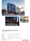 Project Sheet Chloe On Madison Apartments
