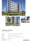 Project Sheet University of Essex