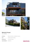 Project Sheet Mansard House