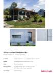 Project Sheet Villa Atelier Ohrazenicko