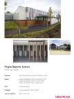 Project Sheet Foyle Sports Arena