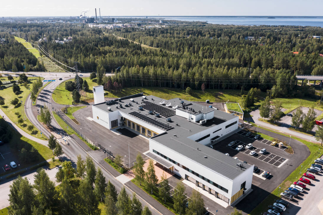 Linnainmaan Fire Station, Oulu, Finland