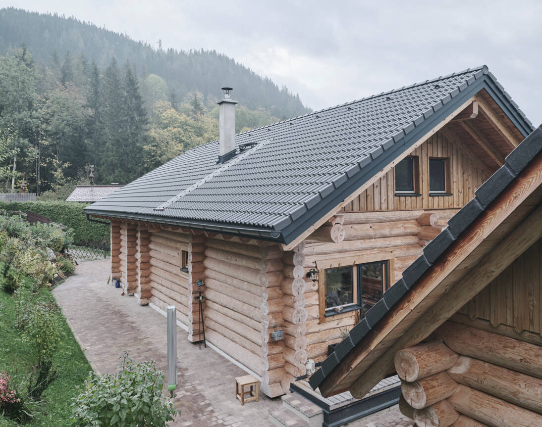 Naturstammhaus in der Steiermark