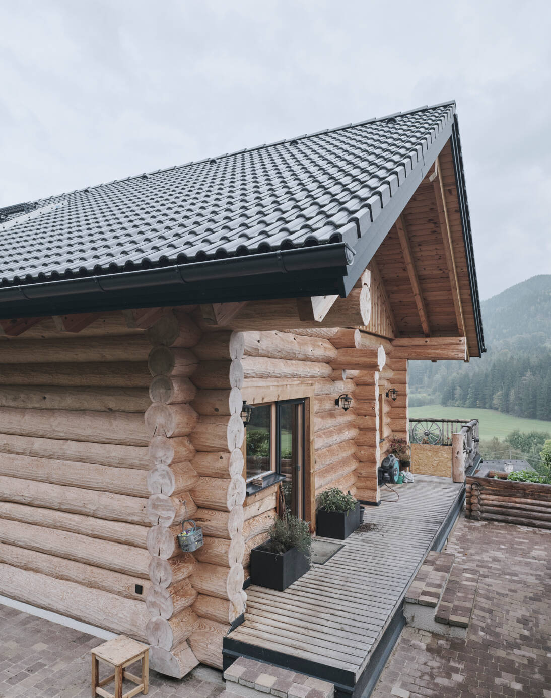 Naturstammhaus in der Steiermark