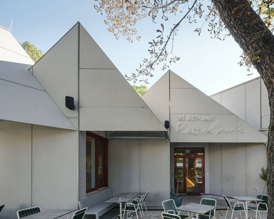 Caf&eacute; Resselpark, Wien, &Ouml;sterreich