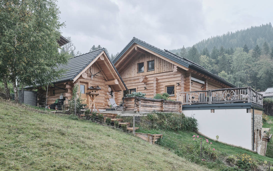 Naturstammhaus in der Steiermark