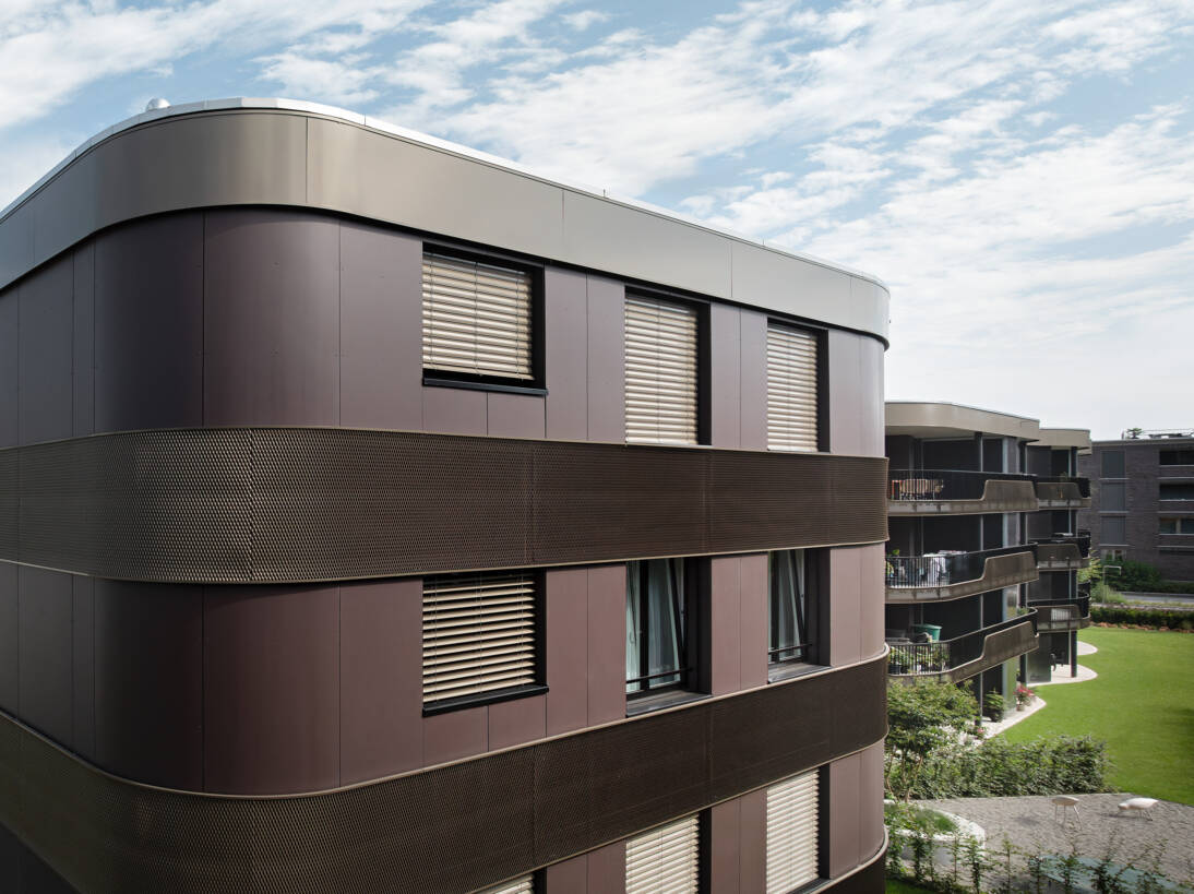 curved-corner house, Bülach, CH
