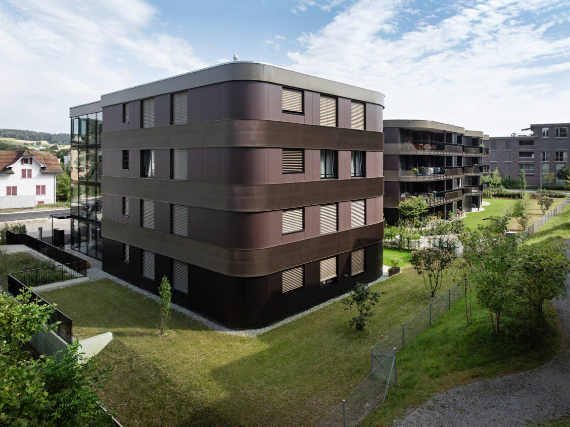 curved-corner house, Bülach, CH