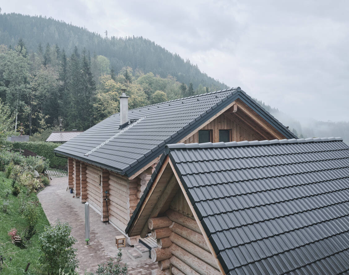 Naturstammhaus in der Steiermark