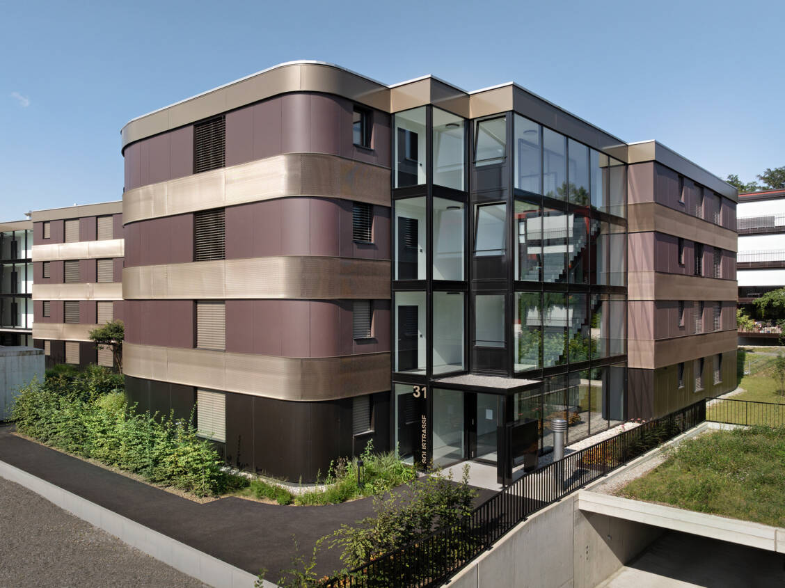 curved-corner house, Bülach, CH