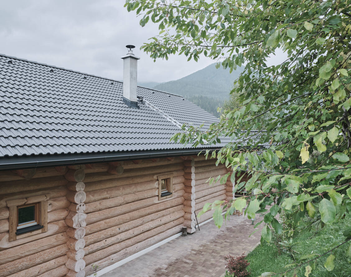 Naturstammhaus in der Steiermark