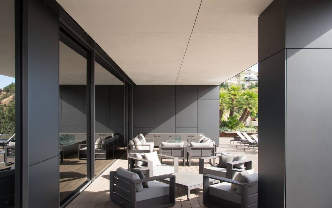 Black Villa, Beverly Hills, Kalifornien, USA