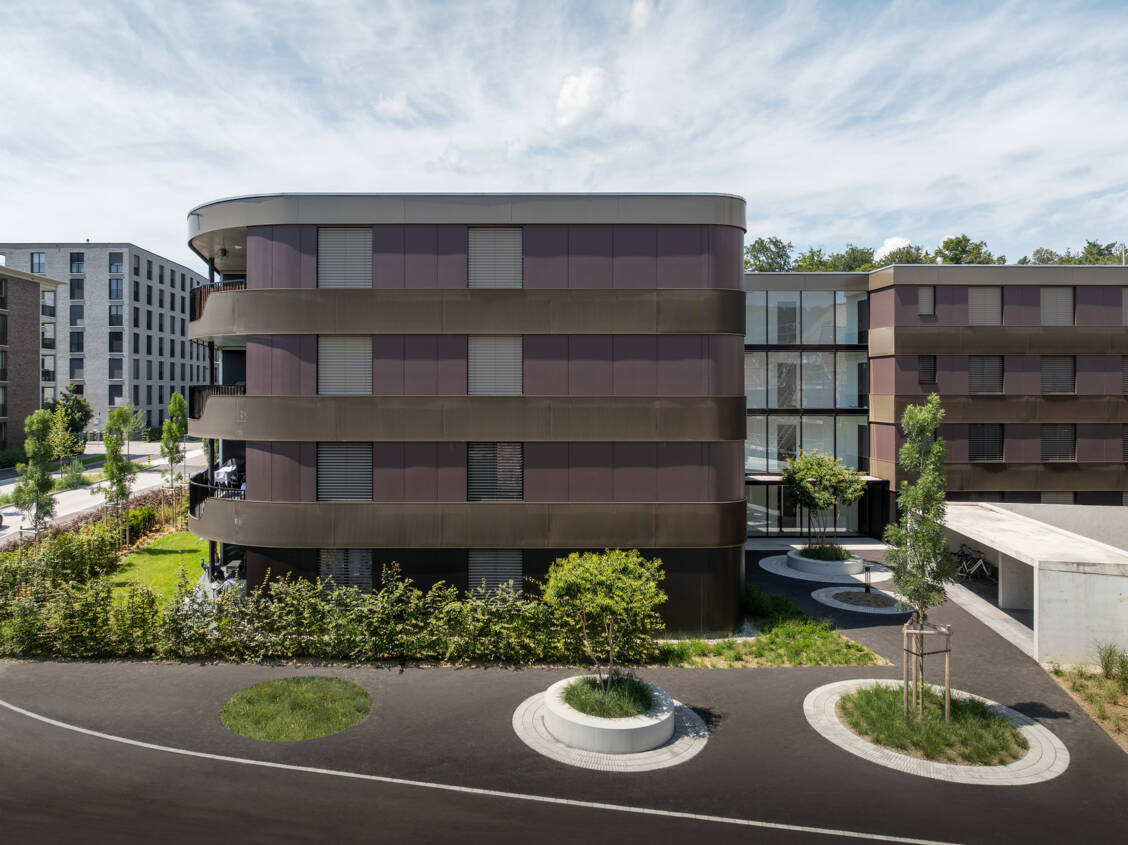 curved-corner house, Bülach, CH