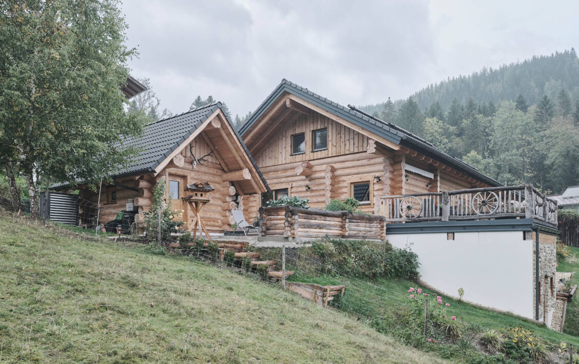 Naturstammhaus in der Steiermark