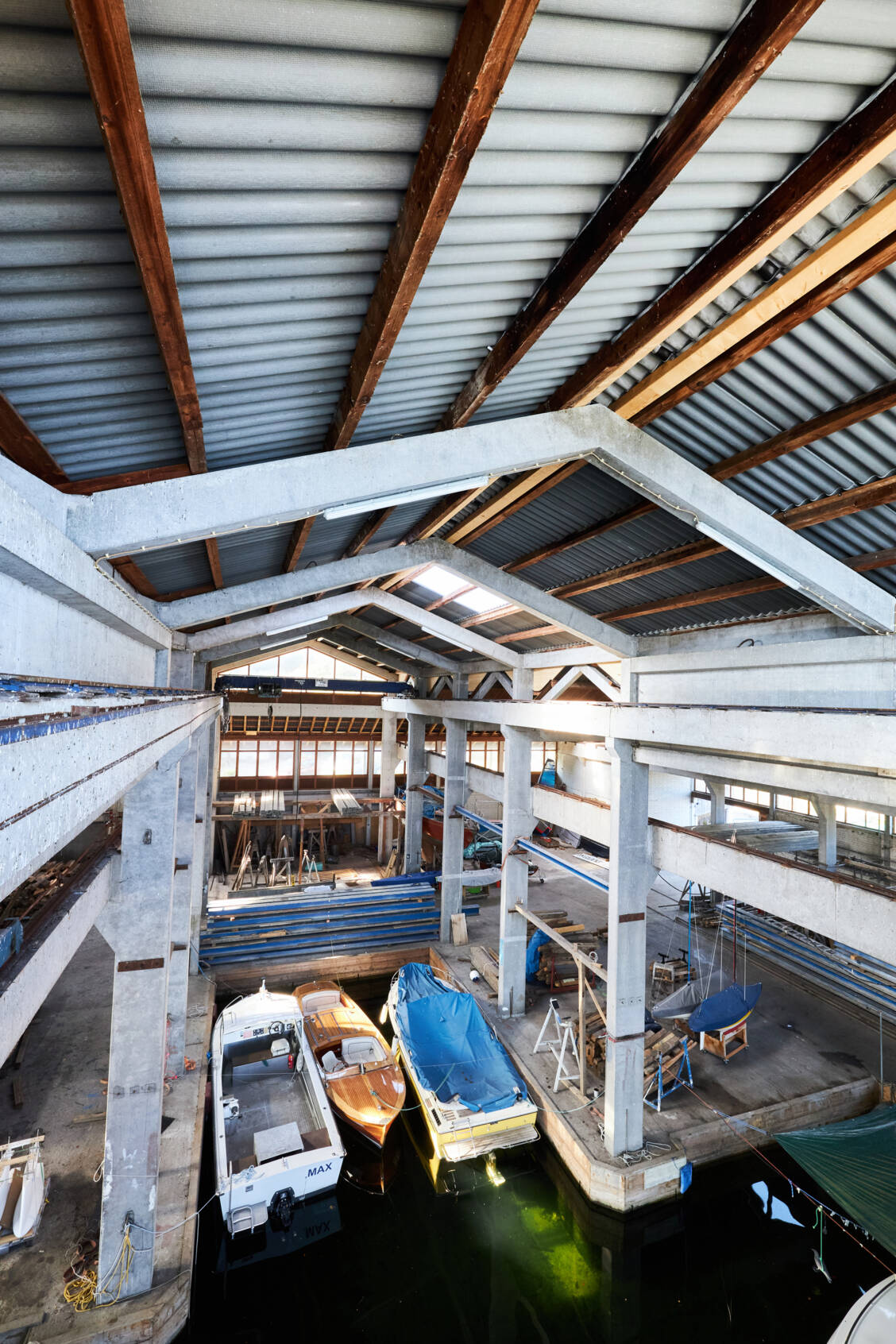 Boatyard Starnberger See, Germany